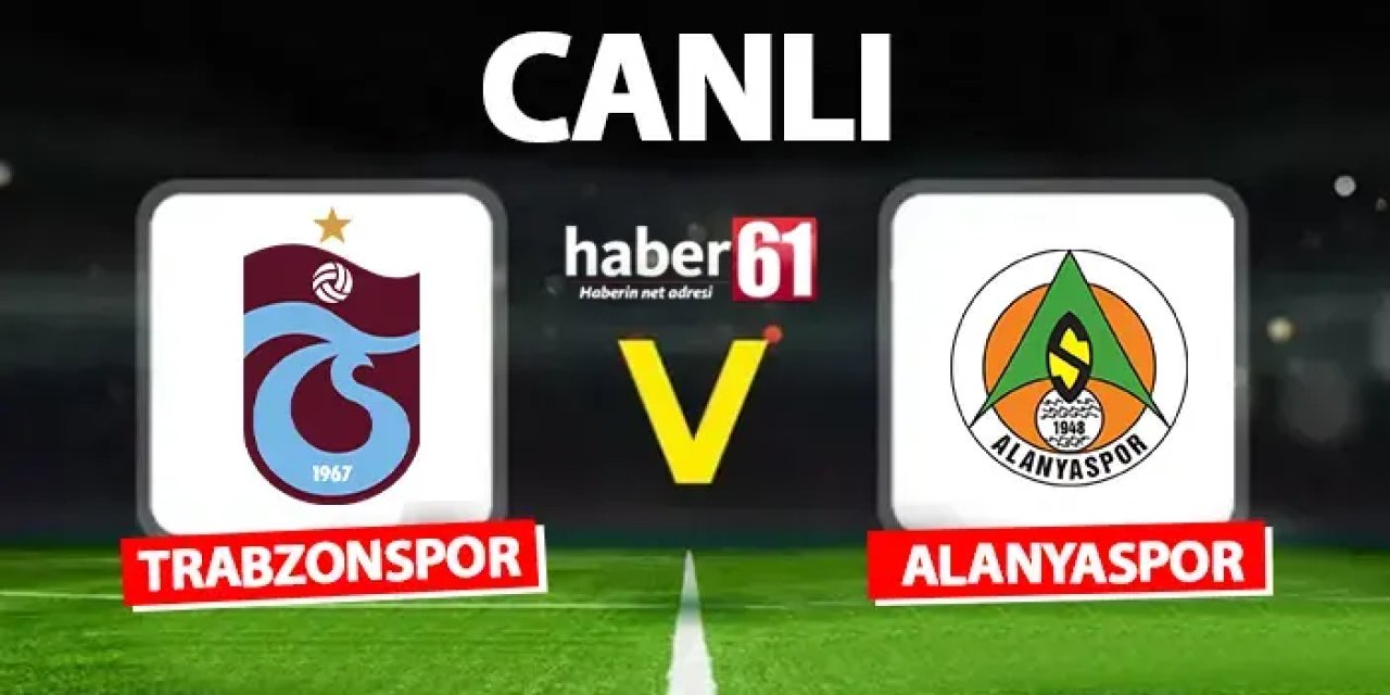 Trabzonspor, Süper Lig'de 33. haftada Alanyaspor'u ağırlıyor.27.04.2025