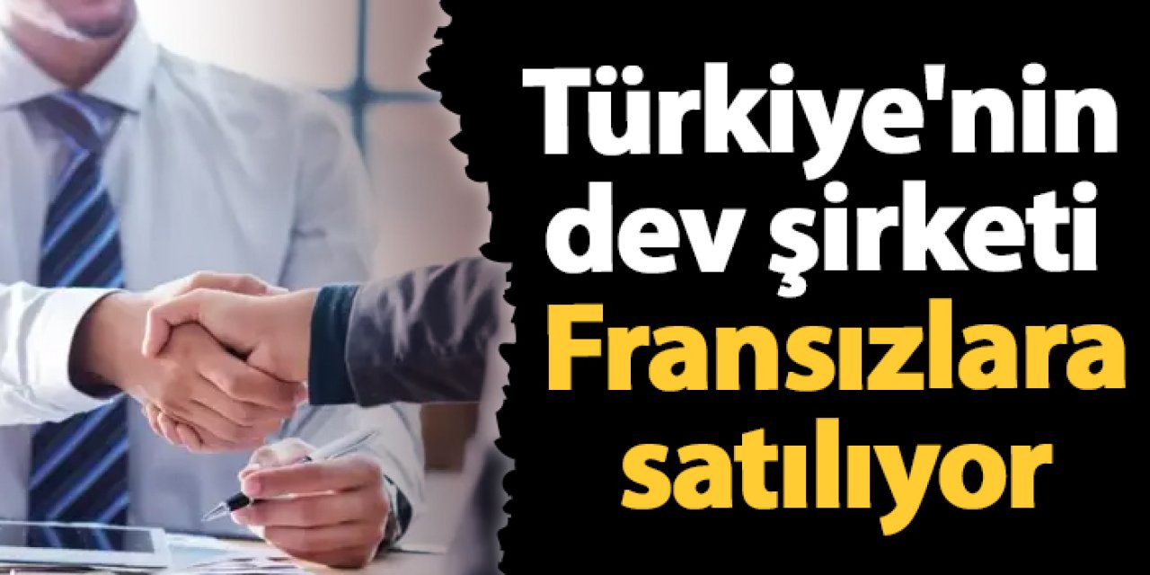 Türkiye'nin dev şirketi Fransızlara satılıyor