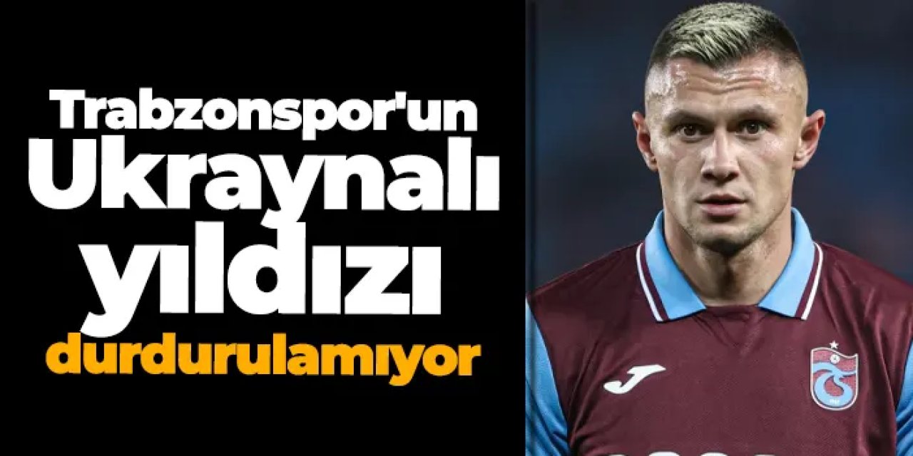 Zubkov fırtınası! Trabzonspor’un gol yükünü sırtladı