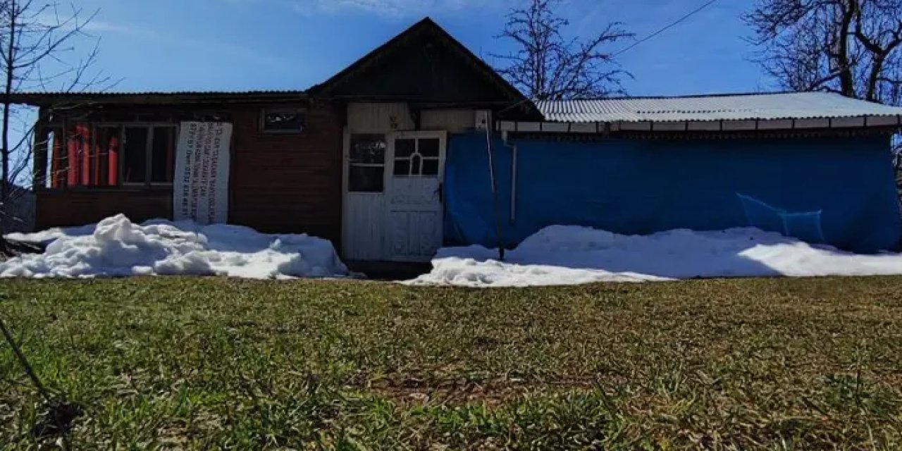 Artvin’de bir evi ayılar mesken tuttu! 2 yıl içinde 5 kere girdiler