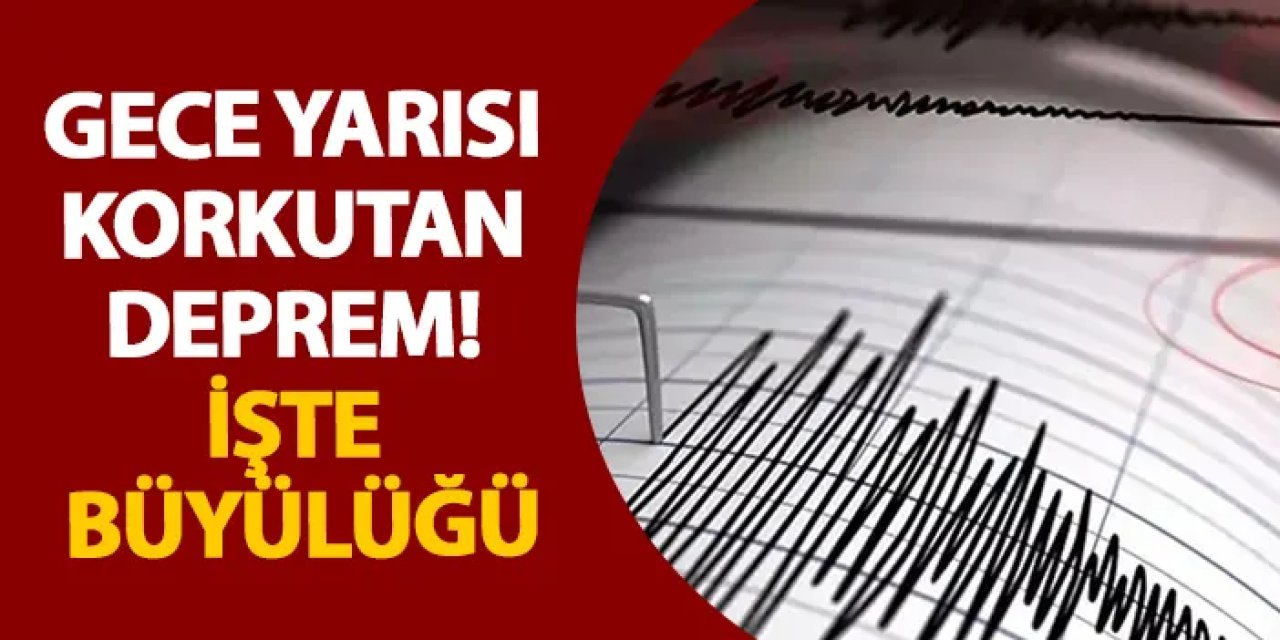 Muğla’da gece yarısı korkutan deprem! İşte büyülüğü