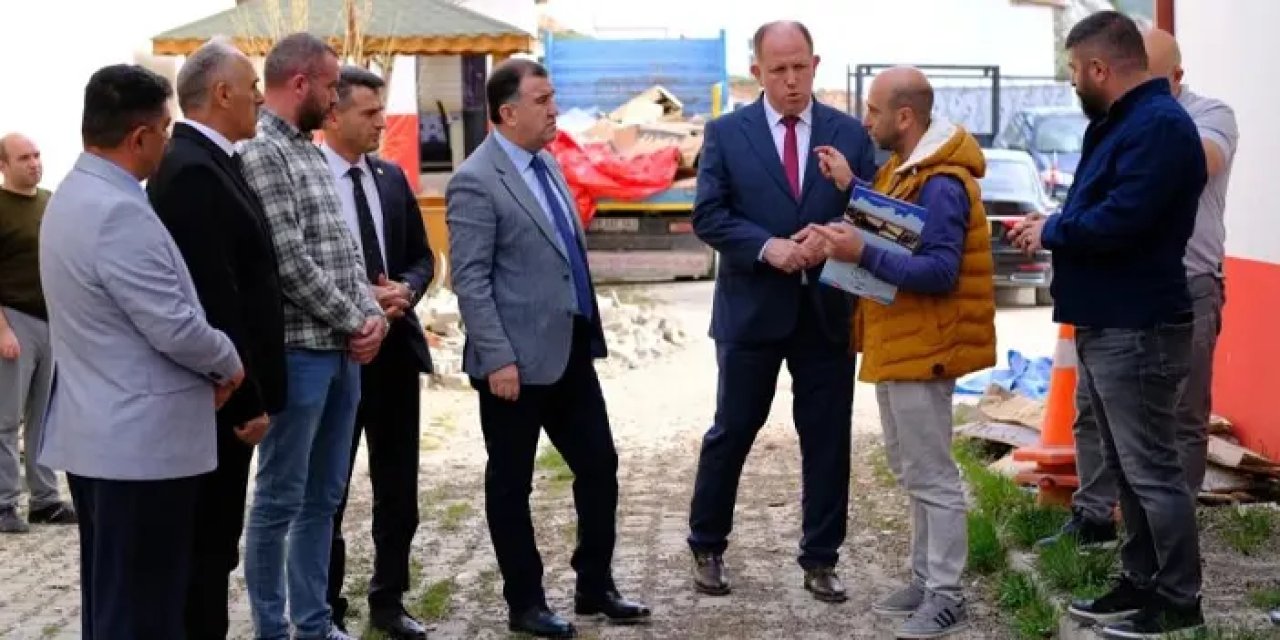 Bayburt’ta 3 yıldır onarımı bitirilemeyen huzurevinde hedef Haziran ayı