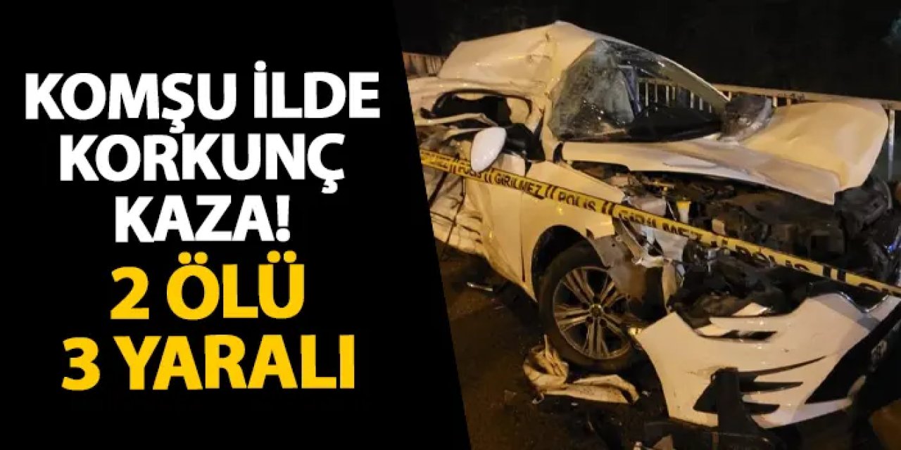 Giresun’da korkunç kaza! 2 ölü 3 yaralı