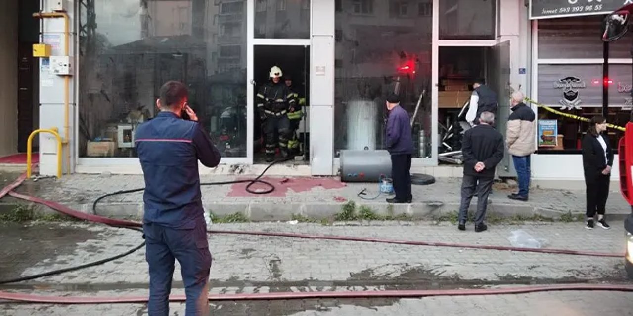 Samsun’da korkutan depo yangını!