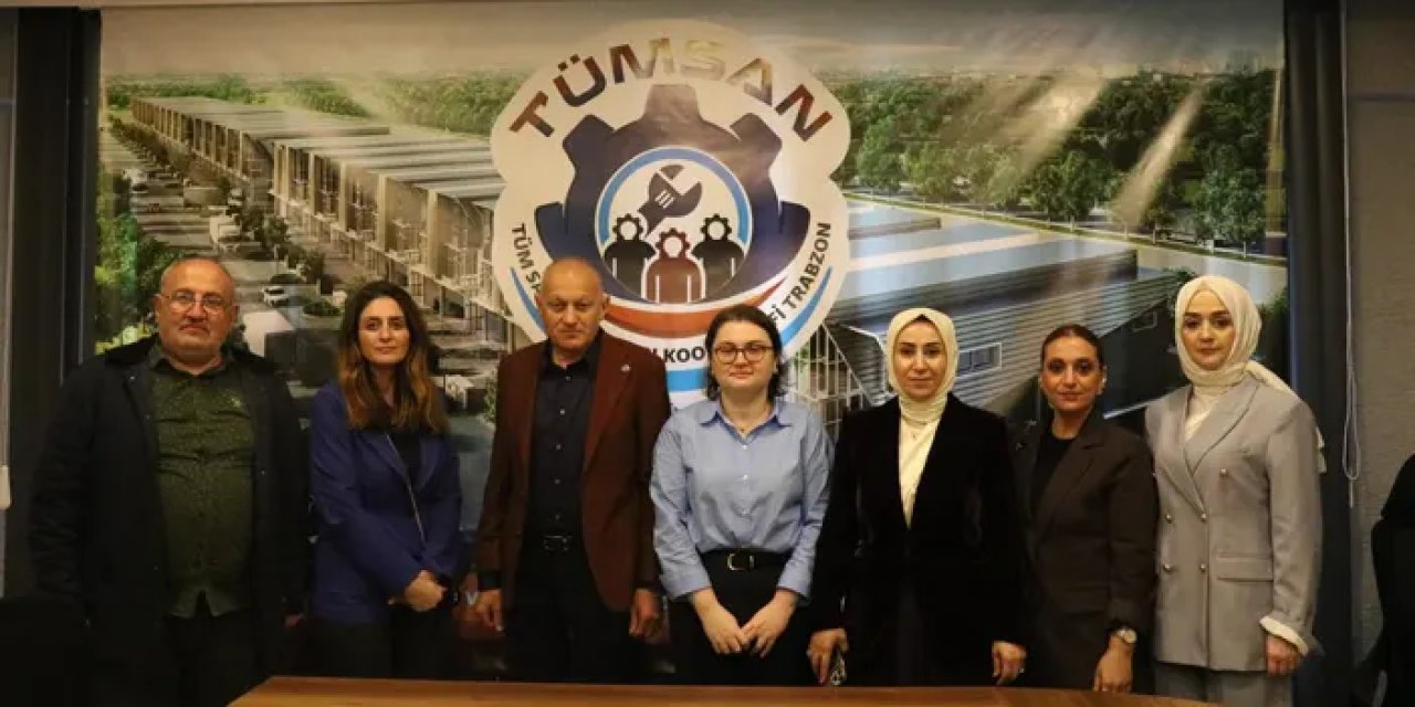 Ayfer Cihan'dan Trabzon'da sanayinin tek kadın mühendisine 1 Mayıs ziyareti