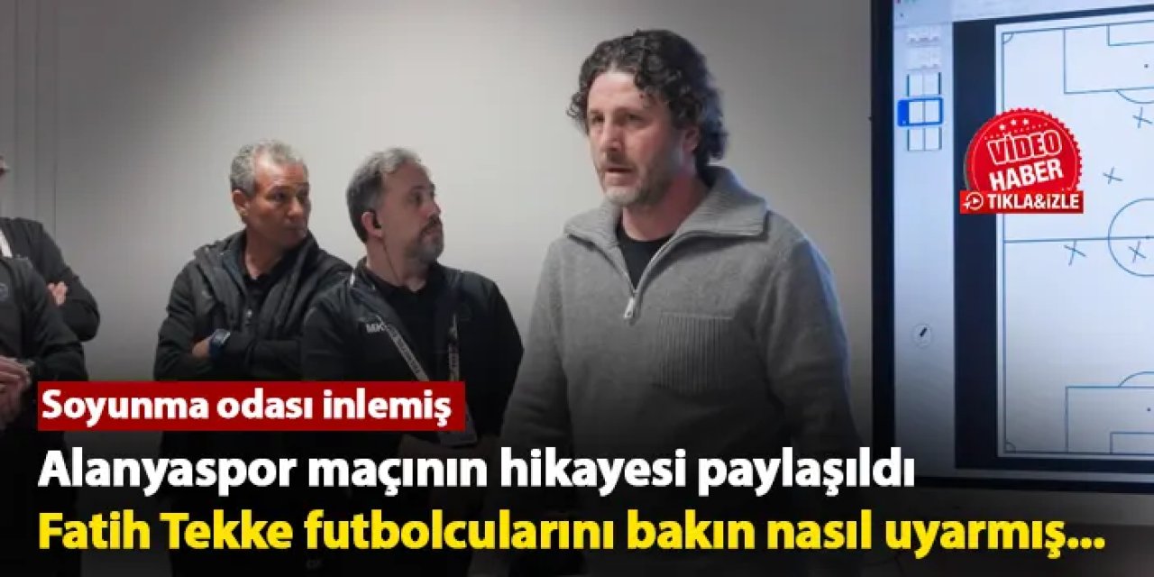 Trabzonspor'da Fatih Tekke soyunma odasını inletmiş! "Kabul etmiyorum"