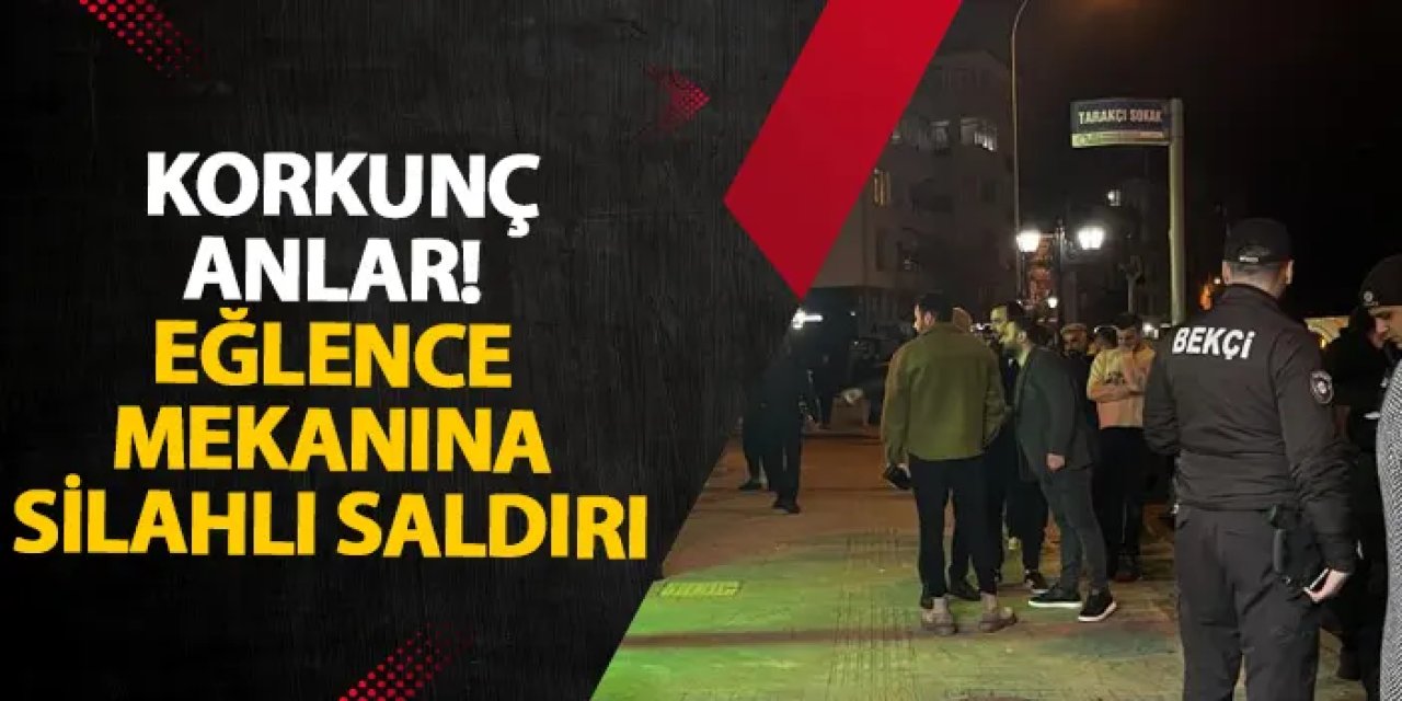 Ordu’da korkunç anlar! Eğlence mekanına silahlı saldırı