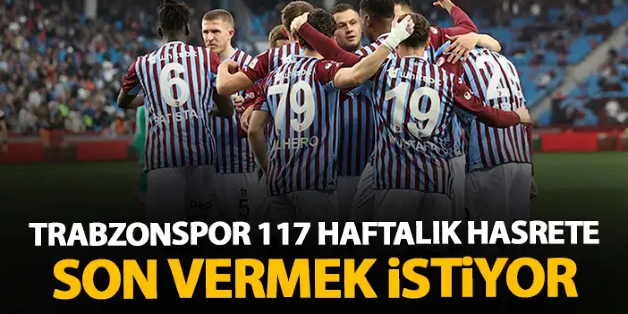 Trabzonspor'da 117 haftalık hasret! Fatih Tekke rekora koşuyor
