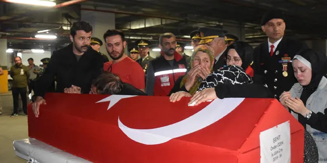 Şehit Önder Özen'in naaşı memleketi Afyonkarahisar'a getirildi