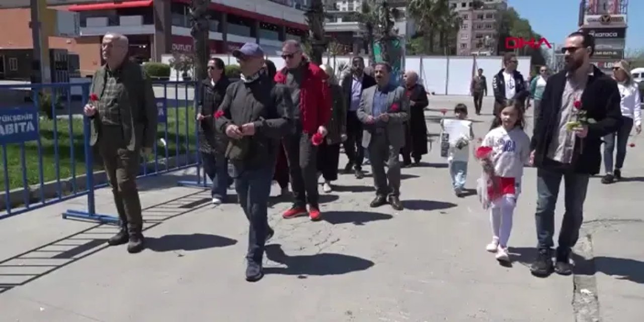 Samsun'da heyelanda hayatını kaybedenler baba ve çocukları anıldı