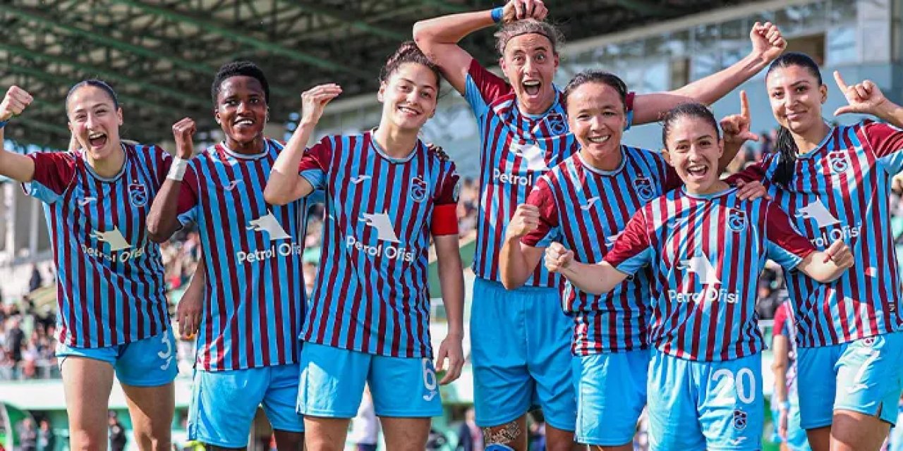 Trabzonsporlu kadınlar sezonu galibiyetle kapattı