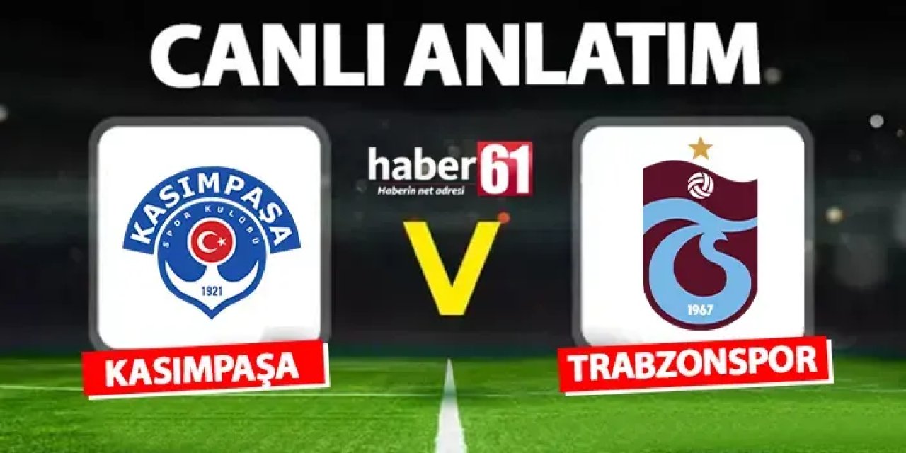 Trabzonspor, Süper Lig'de 34. haftada Kasımpaşa'ya konuk oluyor.