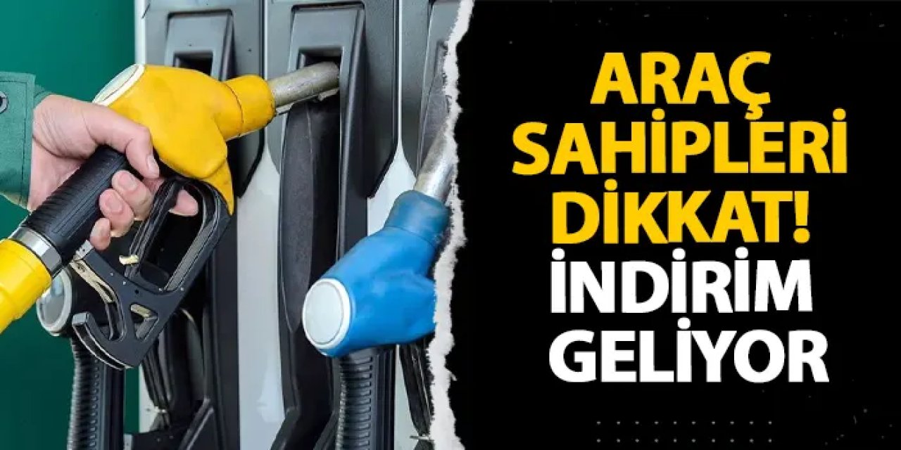 Motorine indirim geliyor! Fiyatlar gece yarısından itibaren düşüyor