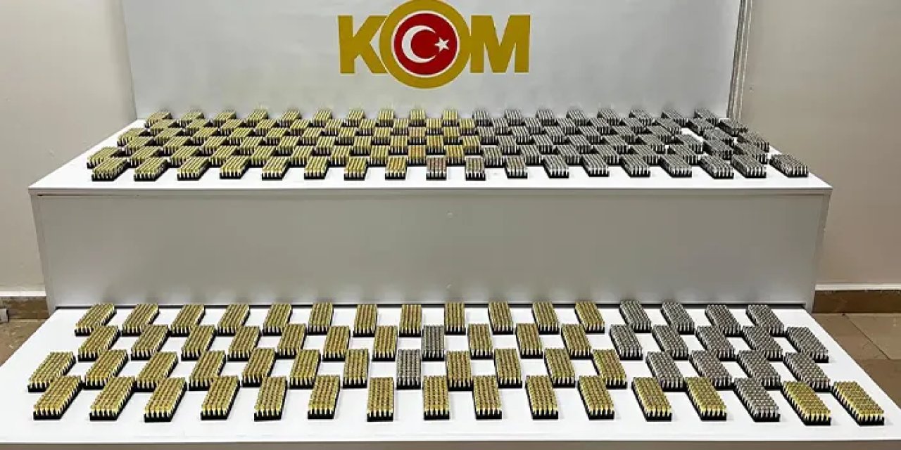 Samsun'da av bayisinde 8 bin 500 kayıt dışı tabanca fişeği ele geçirildi!