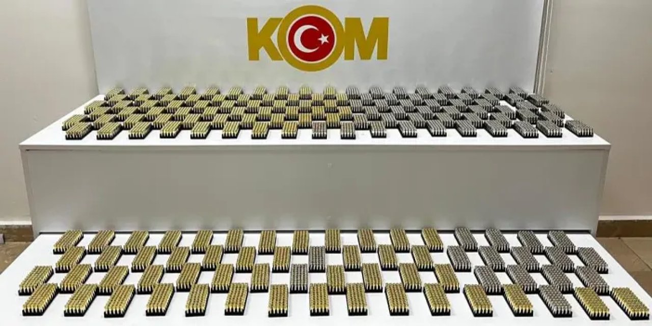 Samsun’da av bayinde 8 bin 500 adet kayıt dışı fişek ele geçirildi