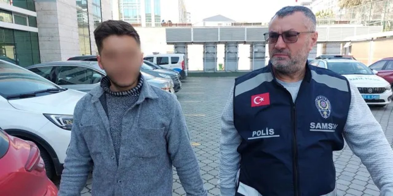 Samsun’da şok olay! Babasını sopa ile darp etti
