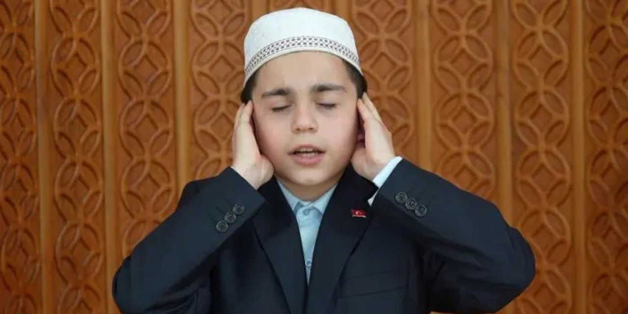 Samsun’da ortaokul öğrencisinin ezan okuması birincilik getirdi!