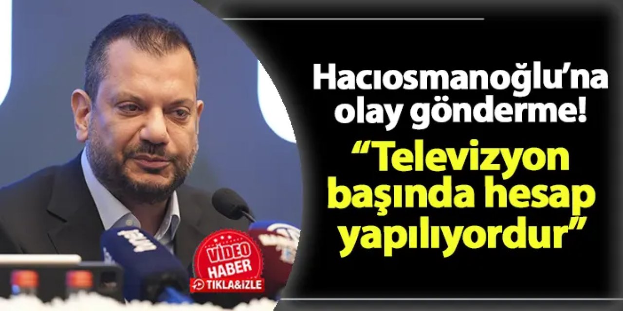 Başkan Doğan'dan Hacıosmanoğlu'na gönderme! "Televizyon başında hesaplar yapılıyordur"