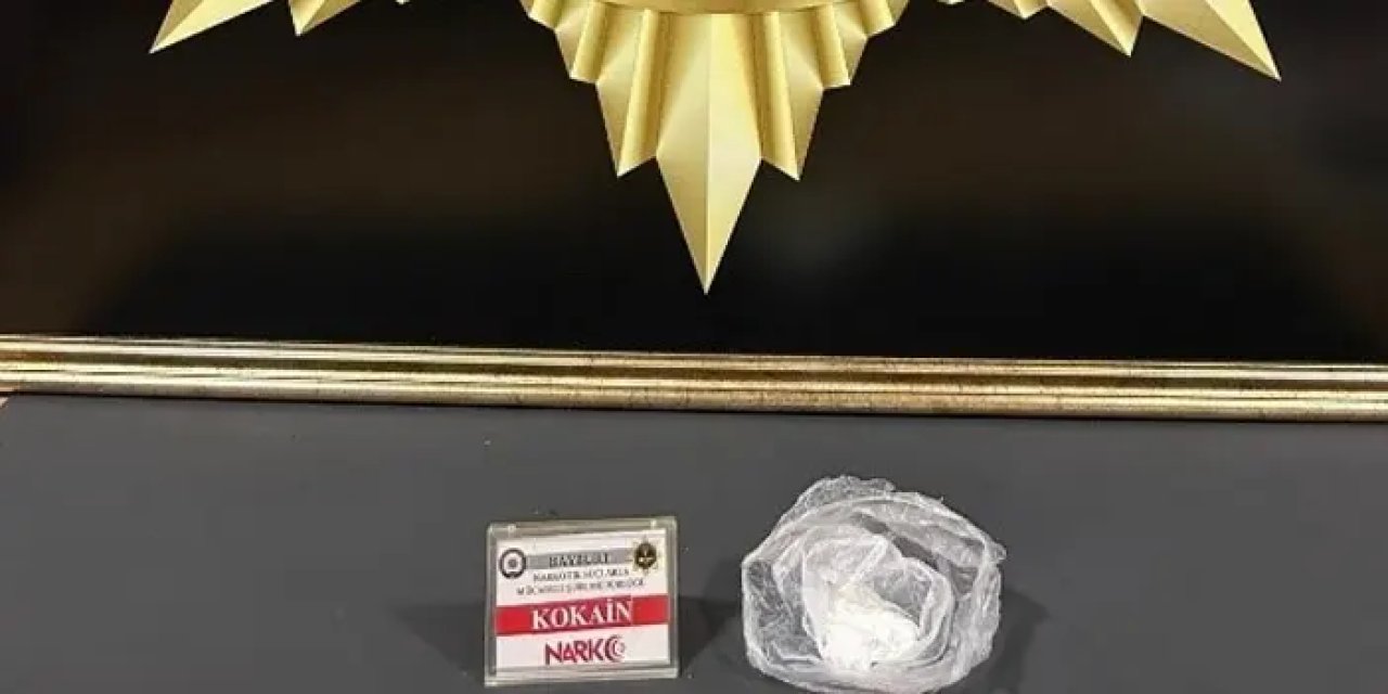 Bayburt’ta 16,96 gram kokain ile yakalandı!