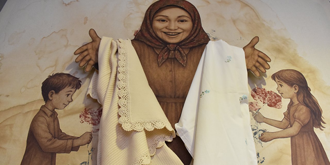 Trabzon'da yıllar önce bebeklere hazırlanan eşyalar yeniden yorumlandı