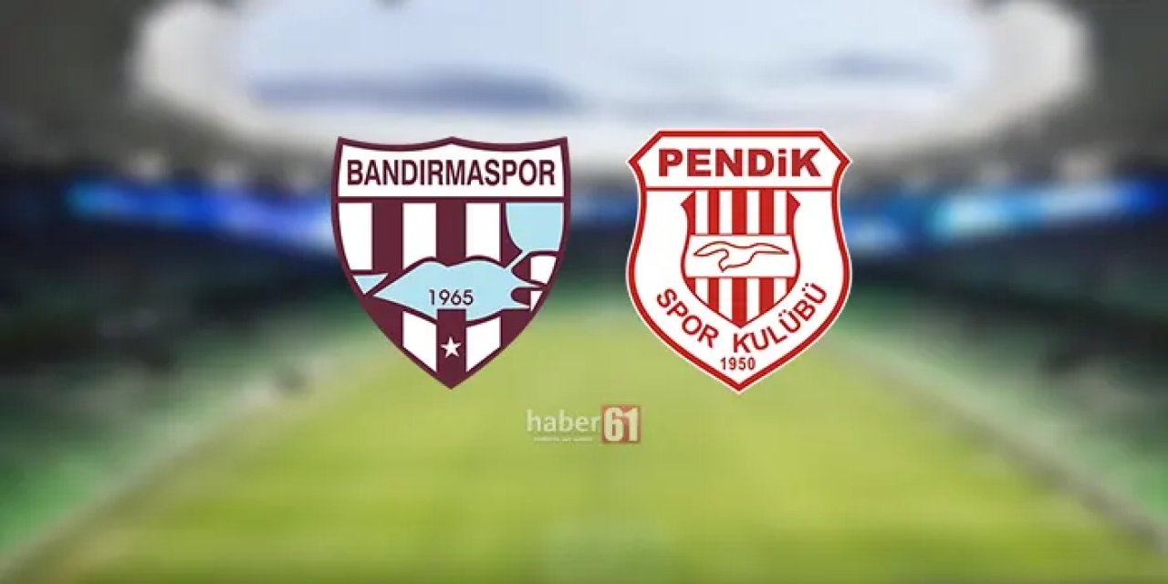 Bandırmaspor ile Pendikspor, 1. Lig'de son hafta mücadelesinde karşı karşıya gelecek.