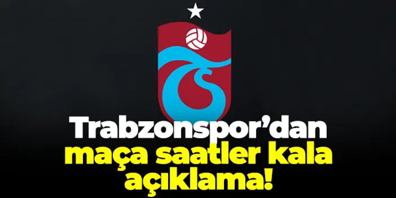 Trabzonspor, Galatasaray derbisine çubuklu forma ile çıkıyor!