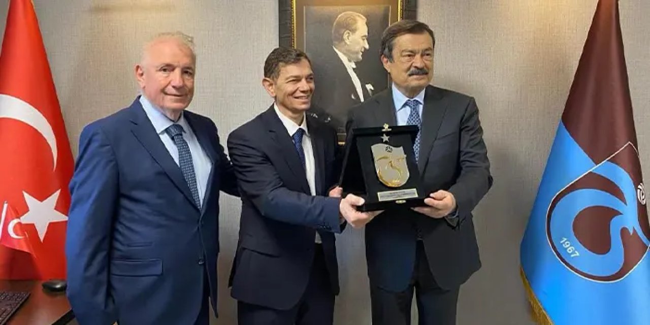 Trabzonspor Divan Kurulu eski bakan ve yöneticileri ağırladı!