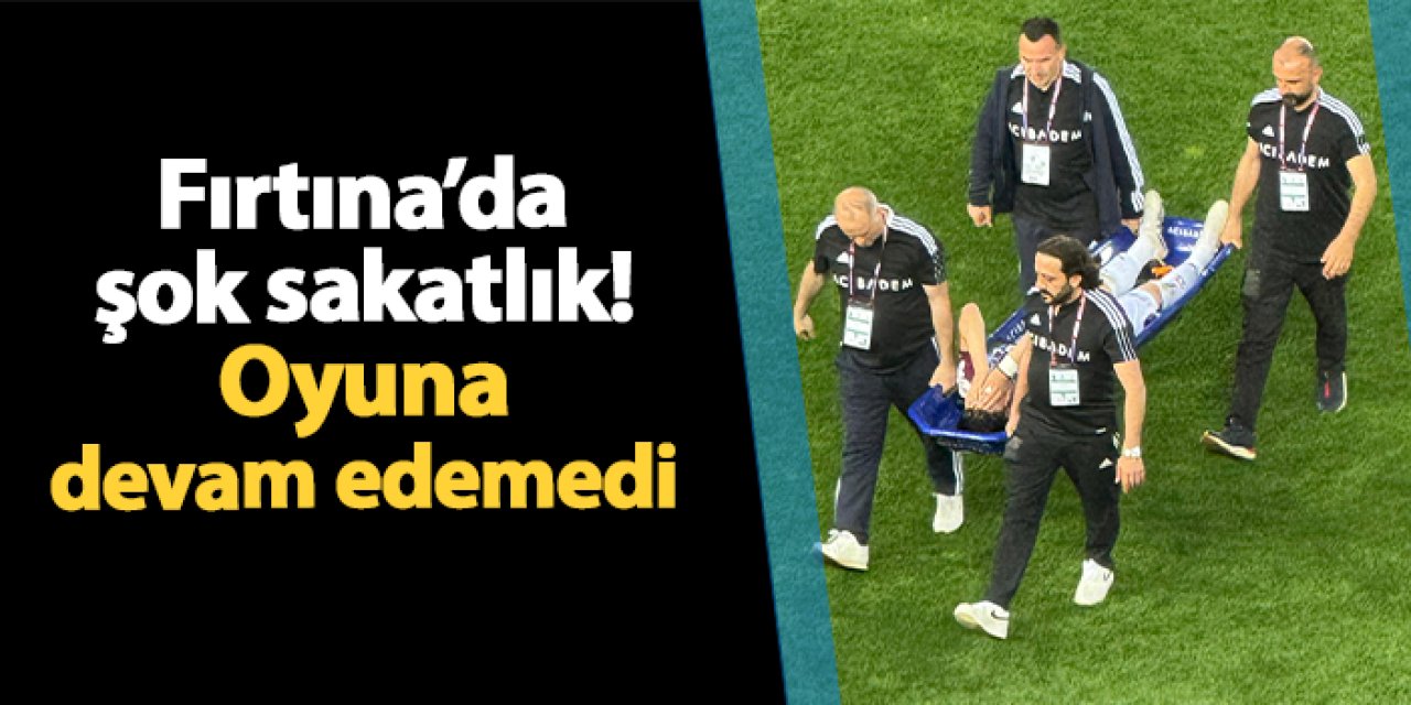 Trabzonspor’da Enis Destan sakatlandı, oyuna devam edemedi