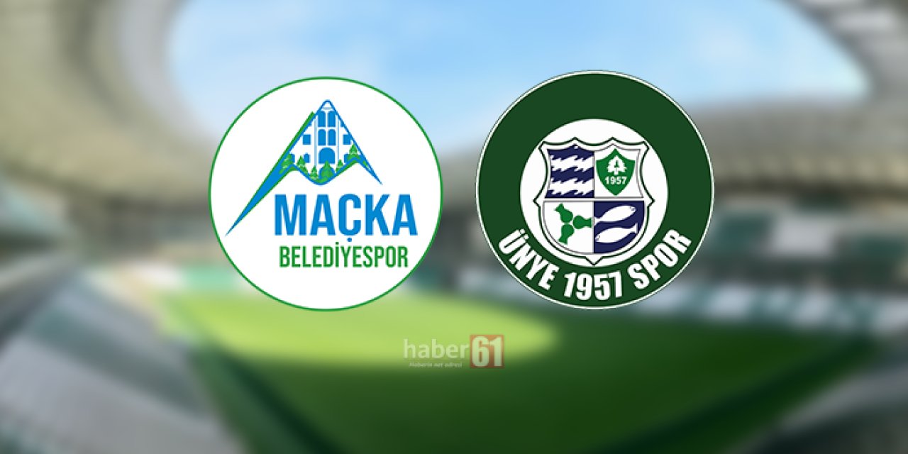 3. Lig'e yükselme mücadelesinde Maçka Belediyespor - Ünye 1957 ile oynuyor.