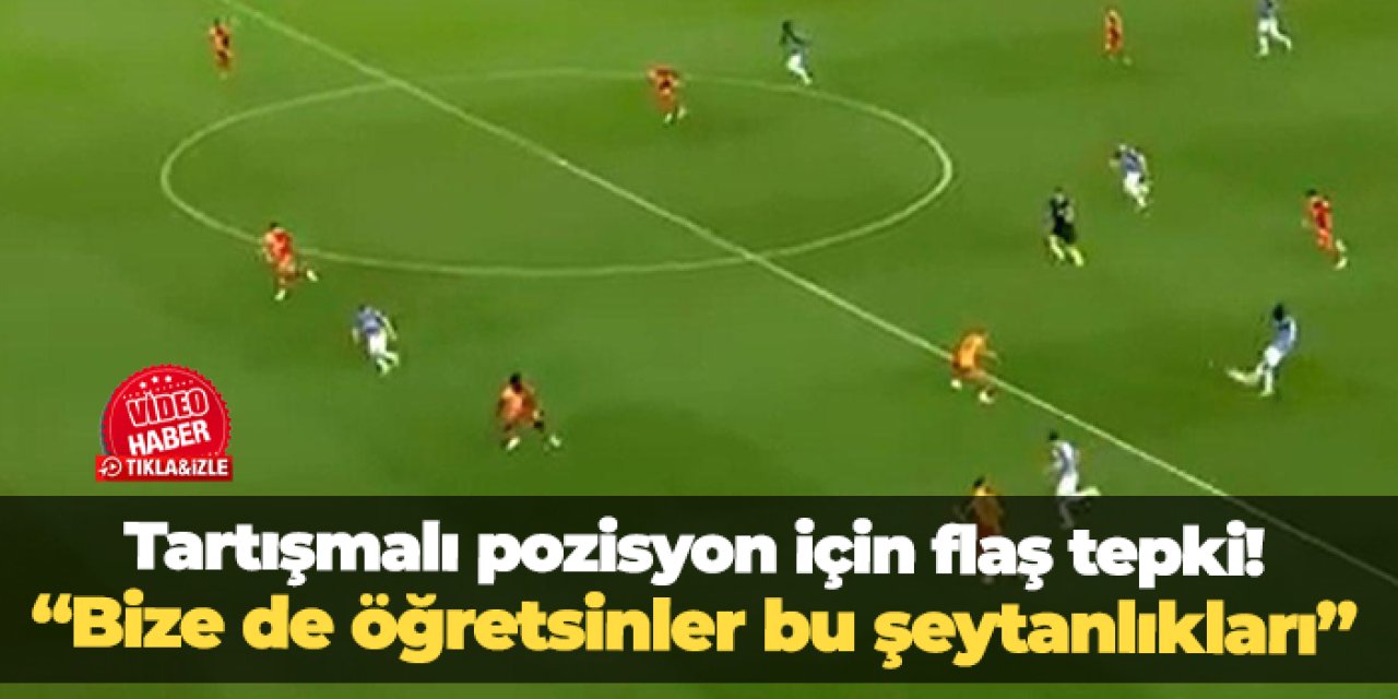 Trabzonspor maçındaki ofsayt kararına flaş tepki! "Bize de öğretsinler bu şeytanlıkları, biz de anlayalım"