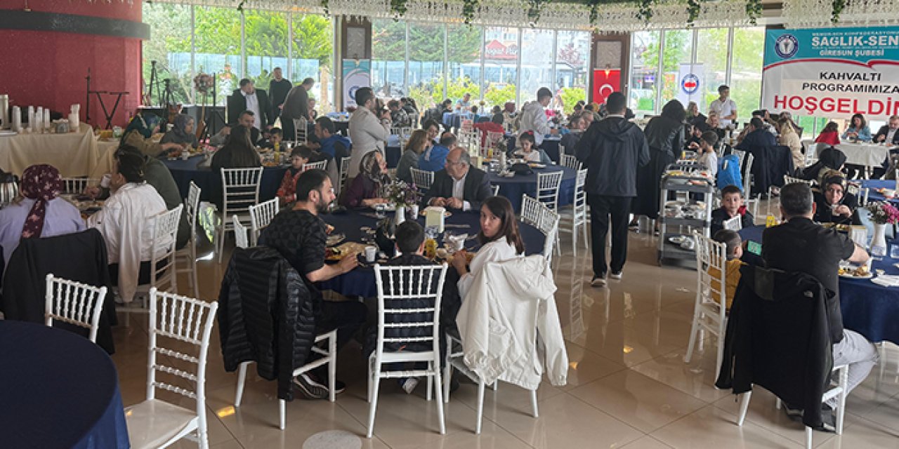 Giresun'da sağlık çalışanları etkinlikte buluştu