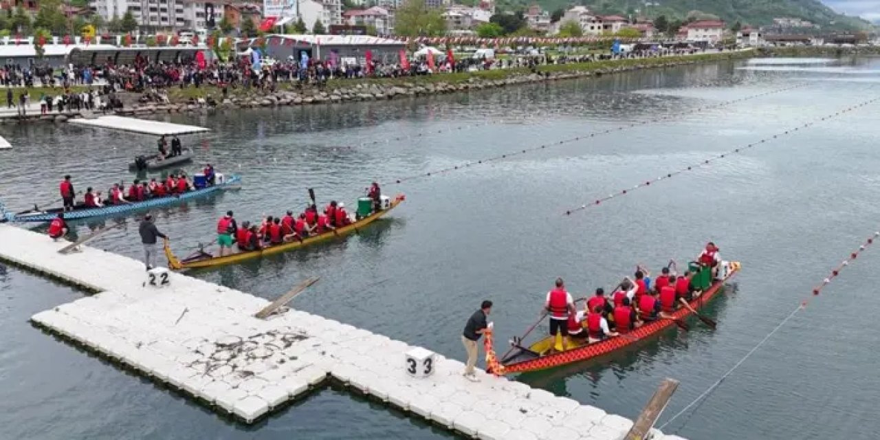 Ordu’da dragon bot yarışları heyecanı yaşandı!