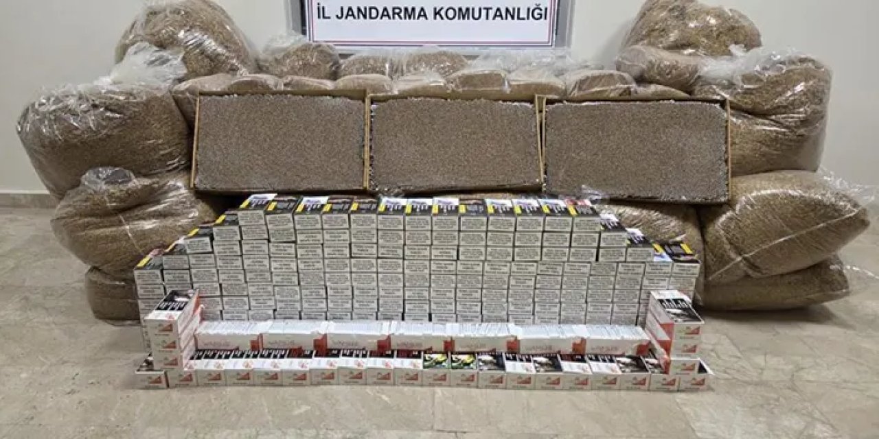Samsun'da kaçak baskını: Depoda 1 ton tütün ve 60 bin makaron ele geçirildi