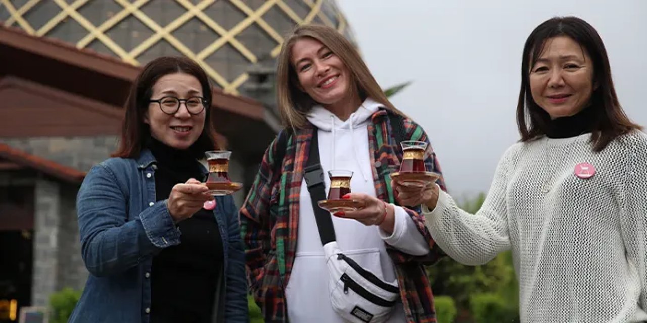 Japonya'nın ilk Türk çayı ustası Rize’de demleme yaptı!