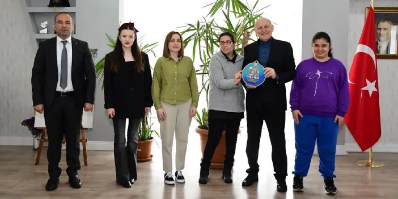 Samsun’da özel öğrenciler ve öğretmenleri belediyede ağırlandı!