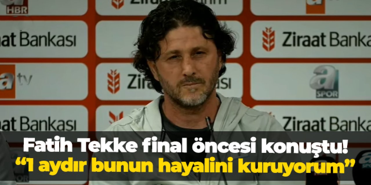 Trabzonspor'da Fatih Tekke açıkladı! "1 aydır bunu hayal ediyorum!"