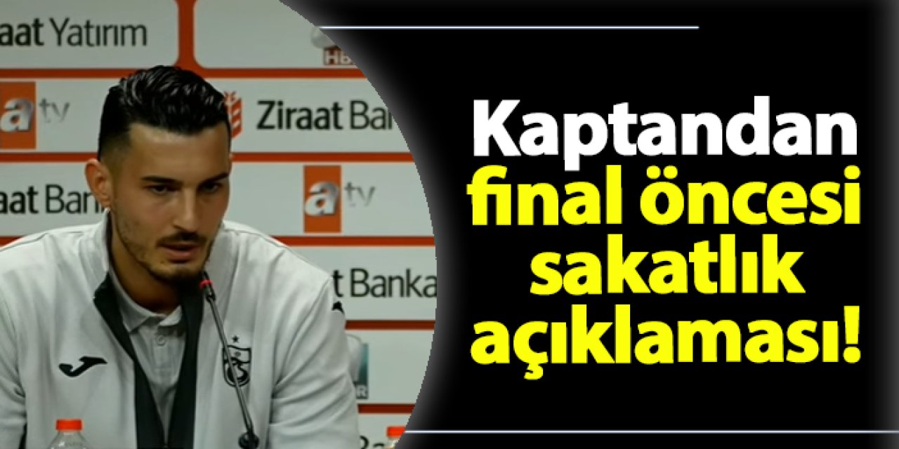 Trabzonspor'da Uğurcan Çakır'dan sakatlık açıklaması!