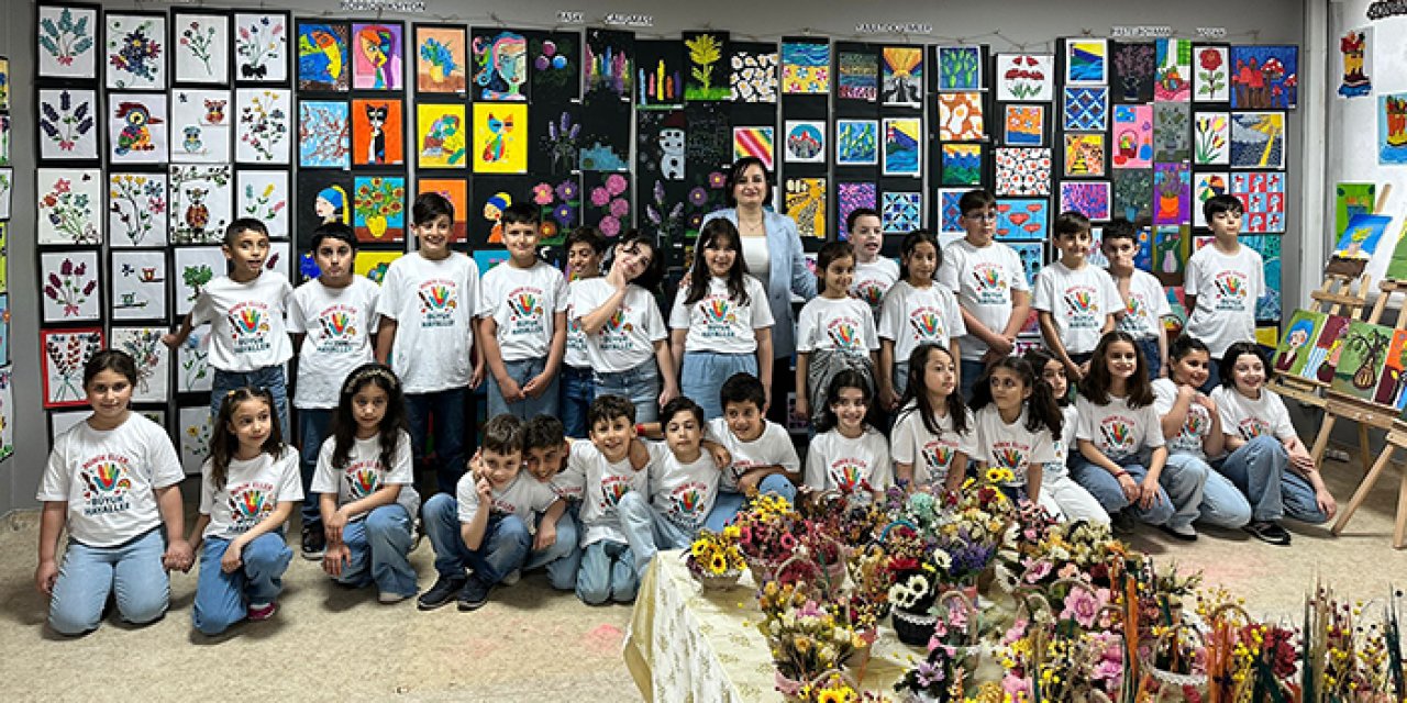 Soğuksu İstiklal İlkokulu'nun “Minik Eller, Büyük Hayaller” sergisi beğeni topladı