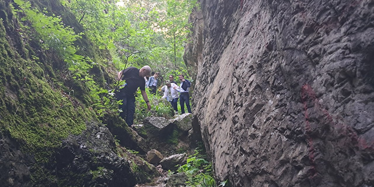 Artvin'de Erasmus öğrencilerinden Cehennem Deresi Kanyonu'na gezi
