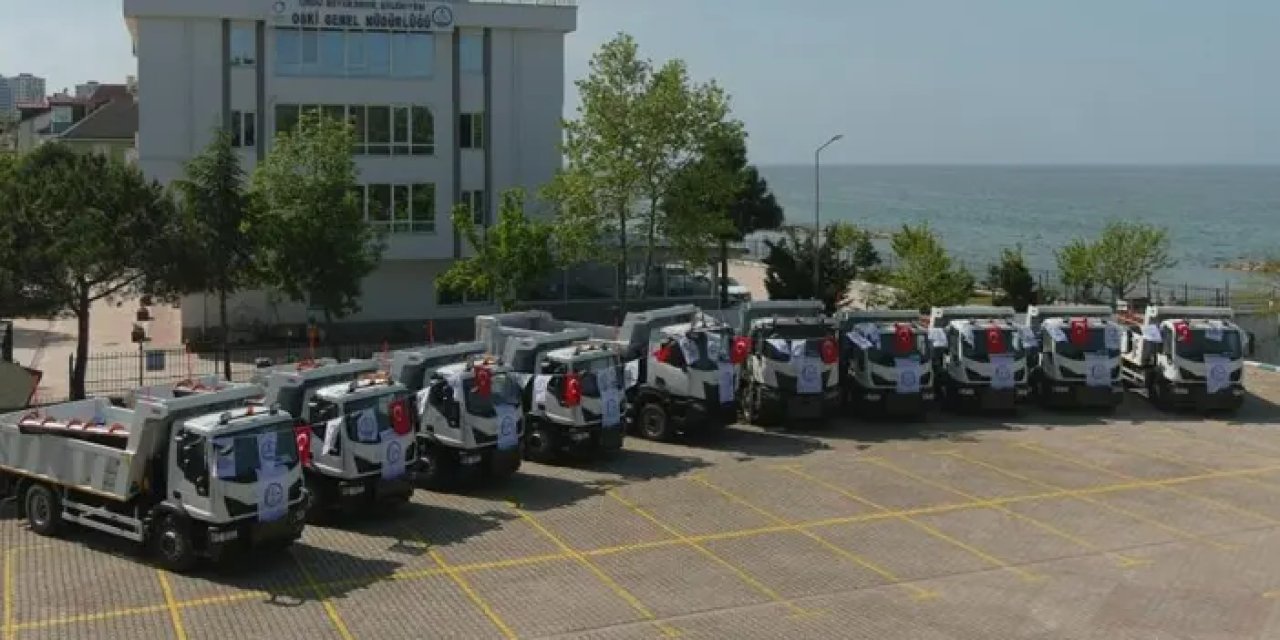 Ordu’da OSKİ’nin araç filosu genişletildi