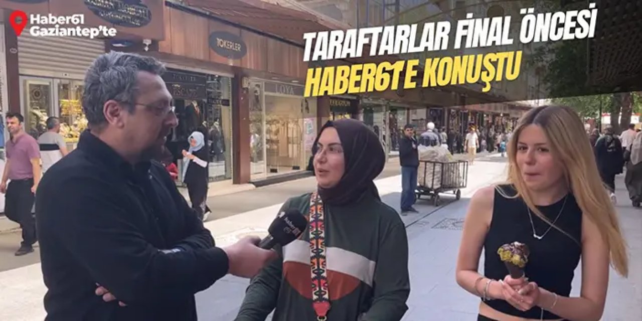 Trabzonsporlu taraftarlar Gaziantep'te Haber61'e konuştu
