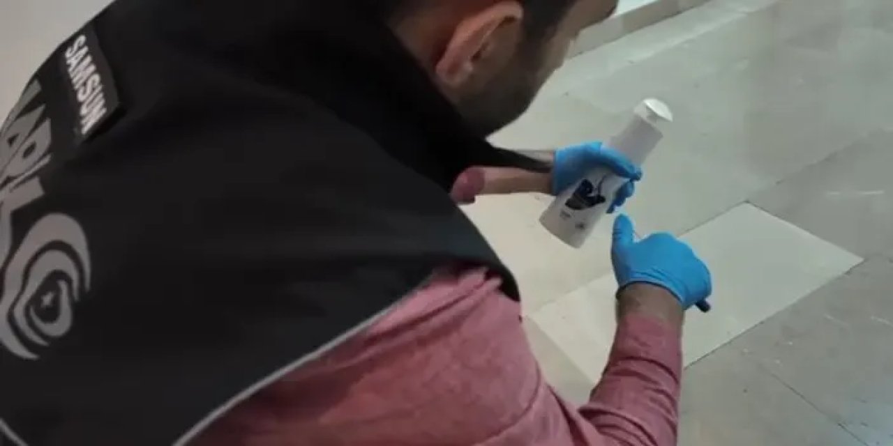 Samsun’da şampuan kutusunda zehir yakalandı!