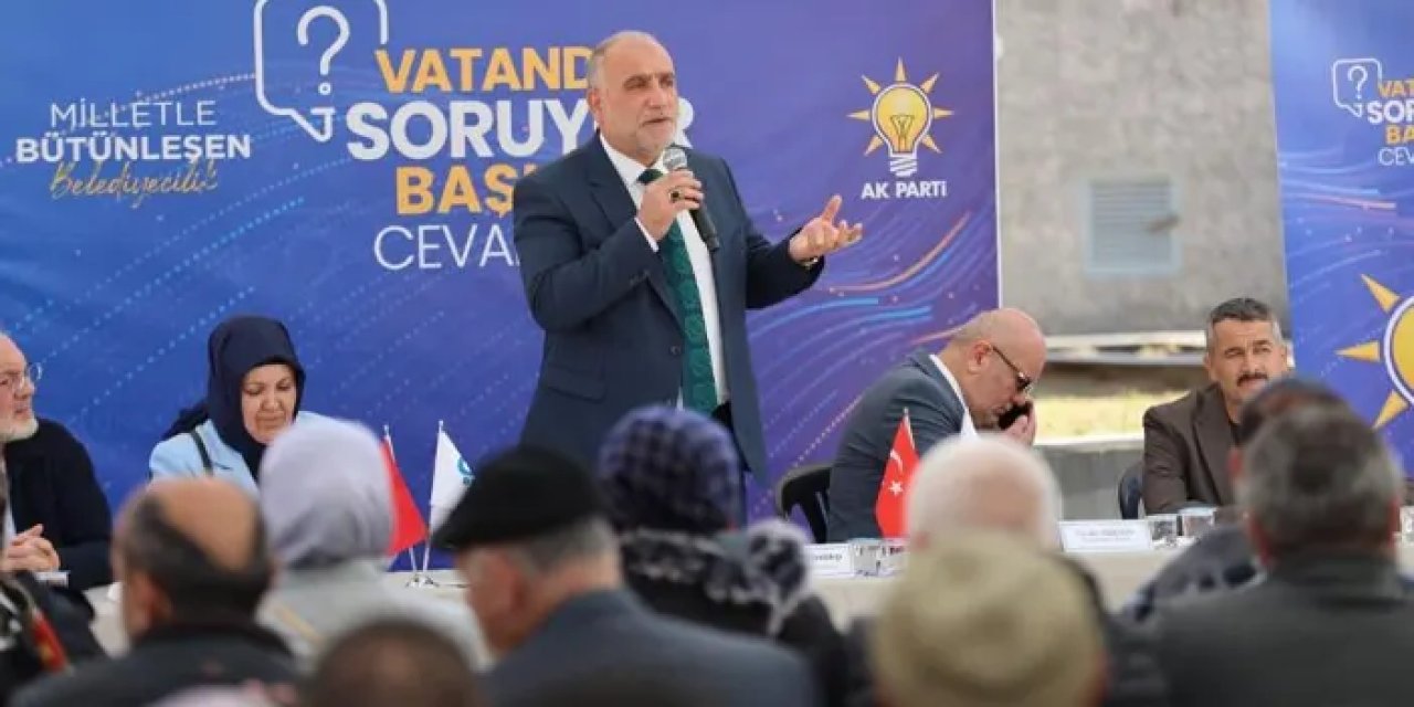 Samsun’da Başkan Sandıkçı vatandaşın sorularına cevap verdi!