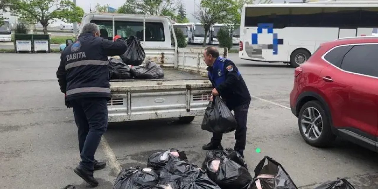 Samsun’da uygunsuz şartlarda taşınan 500 kilo iç yağına el konuldu!
