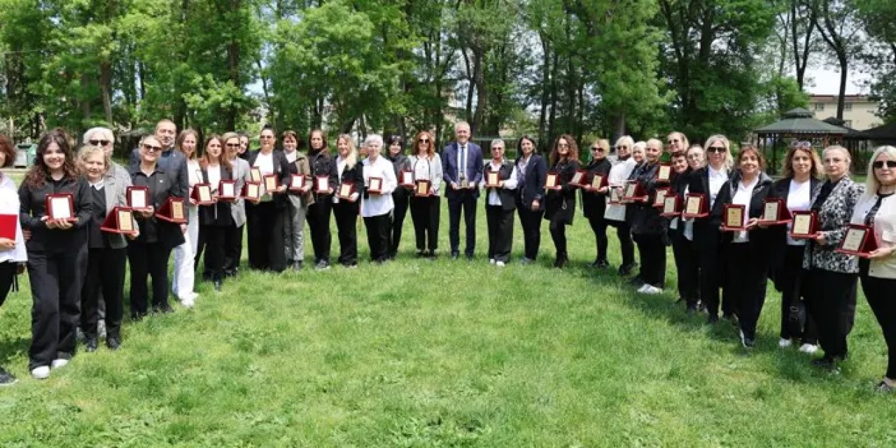 Samsun’da Cumhuriyet Kadınları Bandosu’na plalet