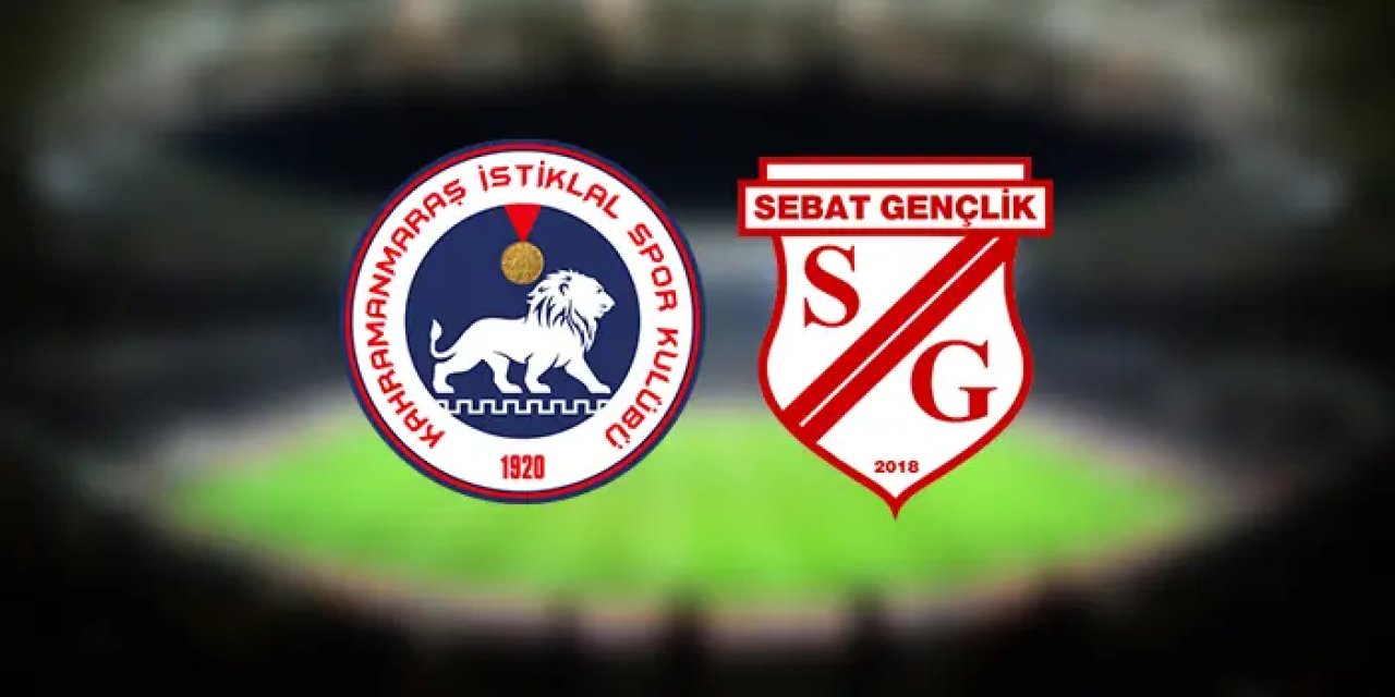 Kahramanmaraş İstiklalspor - Sebat Gençlikspor karşılaşıyor.