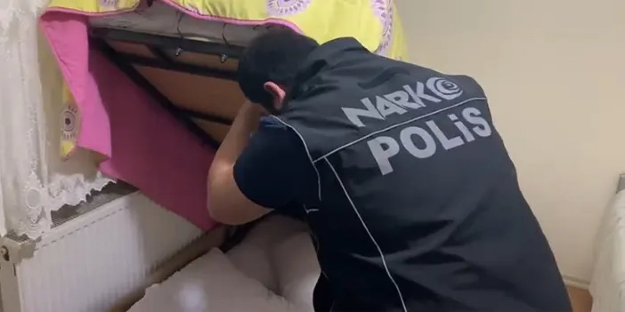 Samsun’da baza altına saklanan uyuşturucuya polis darbesi