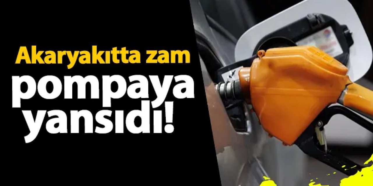 Akaryakıt fiyatlarında son durum! Zam pompaya yansıdı! İşte güncel fiyatlar