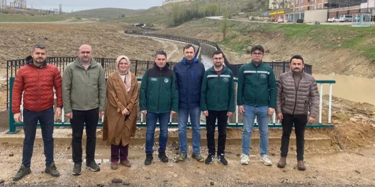 Bayburt Pönserek Deresi taşkın kontrol projesi tamamlandı