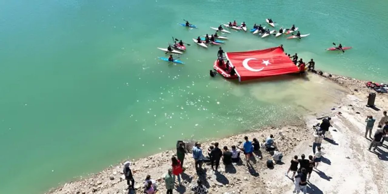 Artvin Yusufeli Barajı’nda kano ve rafting coşkusu!